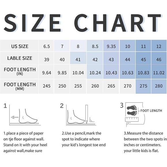 EkRBXA Men White Gym Shoes Non Slip Walking Athletic Slip on Breathable Sneakers - Picture 6 of 7